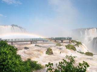 Iguassu Falls at all sides (Brazilian and Argentine)