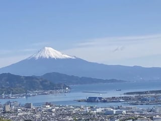 From Shimizu port, observe marvellous Mt. Fuji!